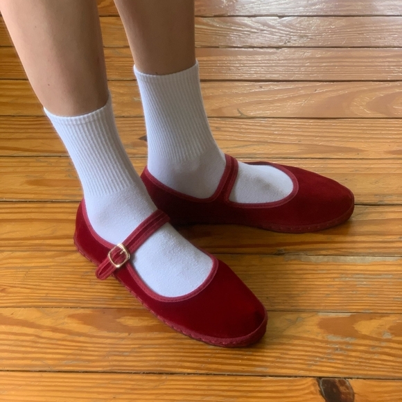 Nwt Velvet Mary Jane Ballet Flats - Picture 6 of 7